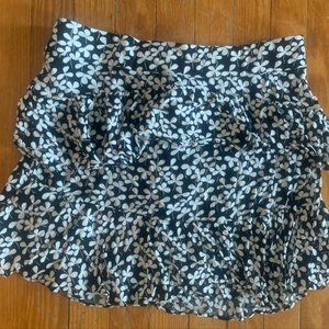 WhoWhatWear Ruffled Miniskirt